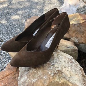 Via Spiga Brown Suede Heels size 81/2